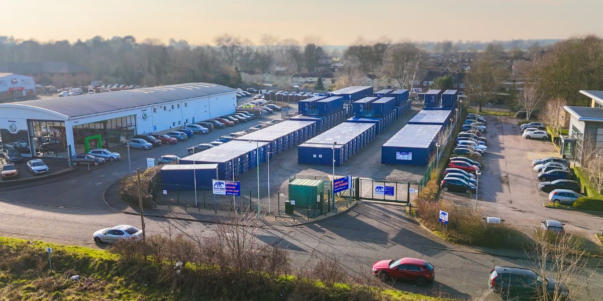 Secure Container Storage Facility | Blue Bear Self Storage