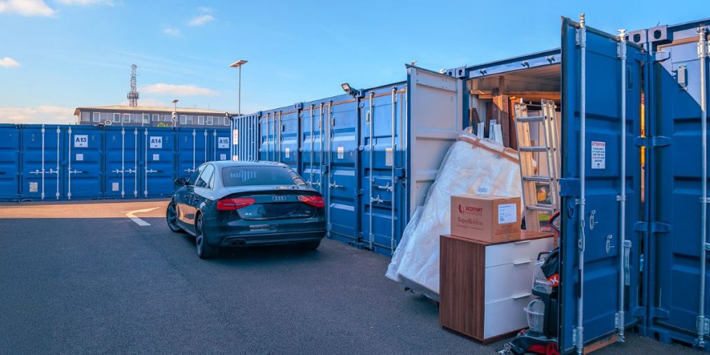 Blue Bear Self Storage Drive-Up units | Saves you money and time.